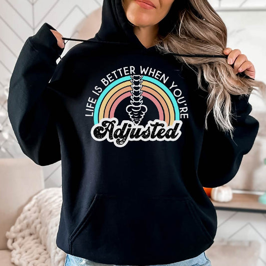 Life Is Better Adjusted Unisex Hoodie