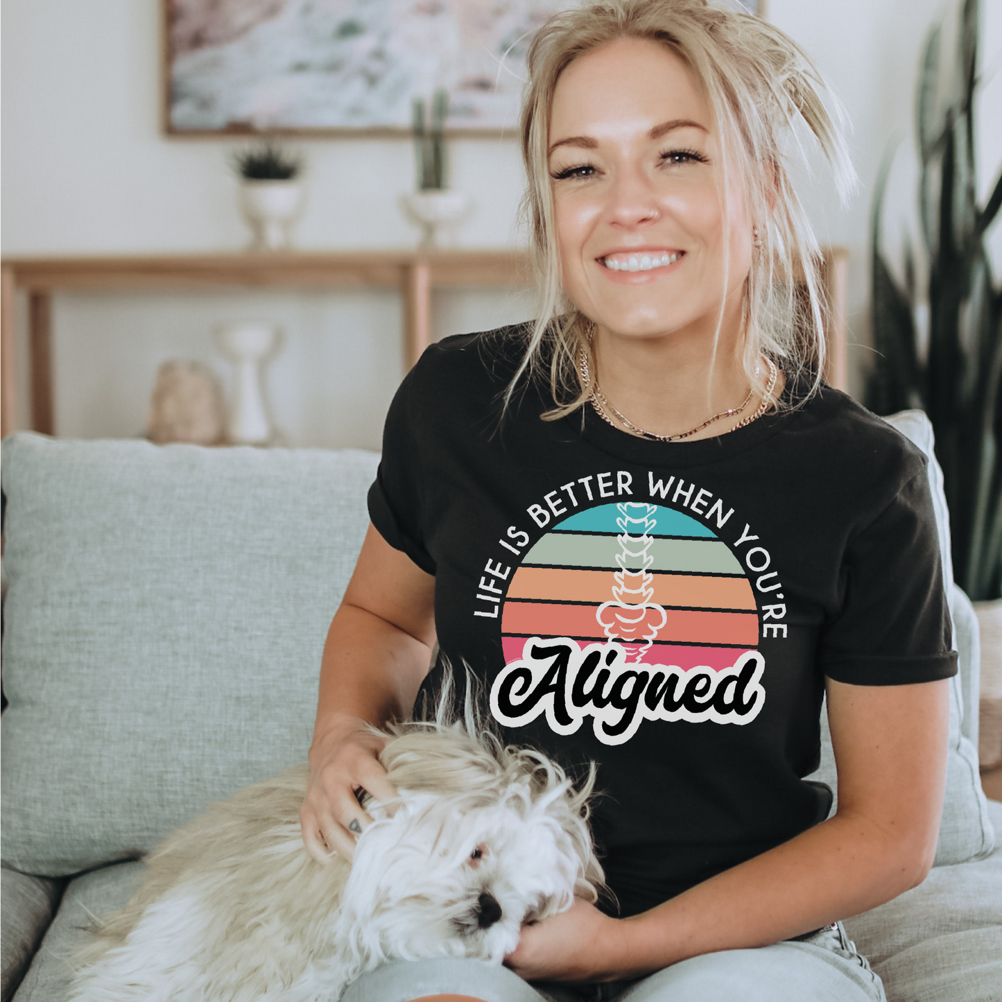 Life Is Better When You're Aligned Unisex T-shirt