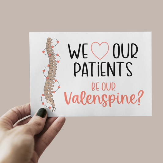 We Love Our Patients | Chiropractic Mailer | Roses Are Red Postcard