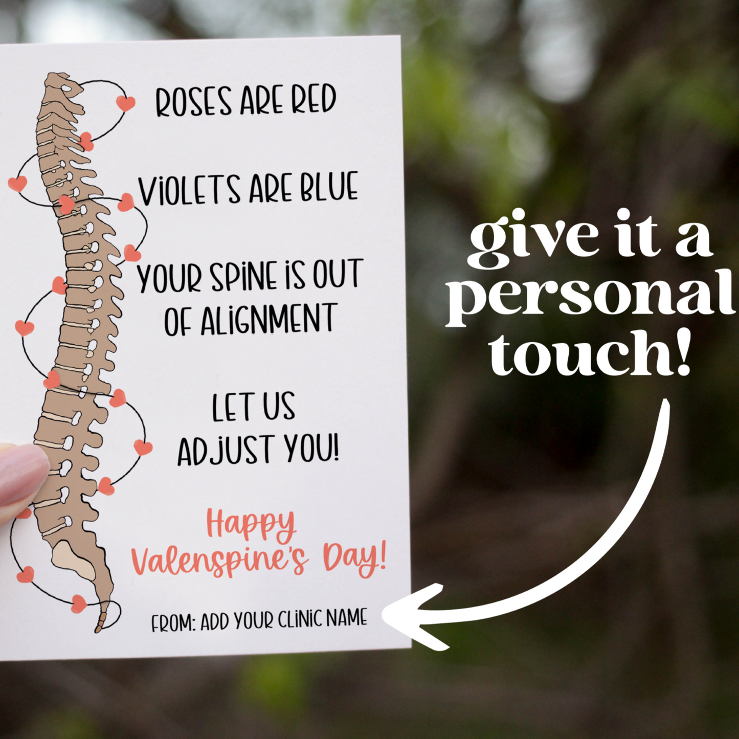 Roses Are Red | Chiropractic Mailer | Roses Are Red Postcard