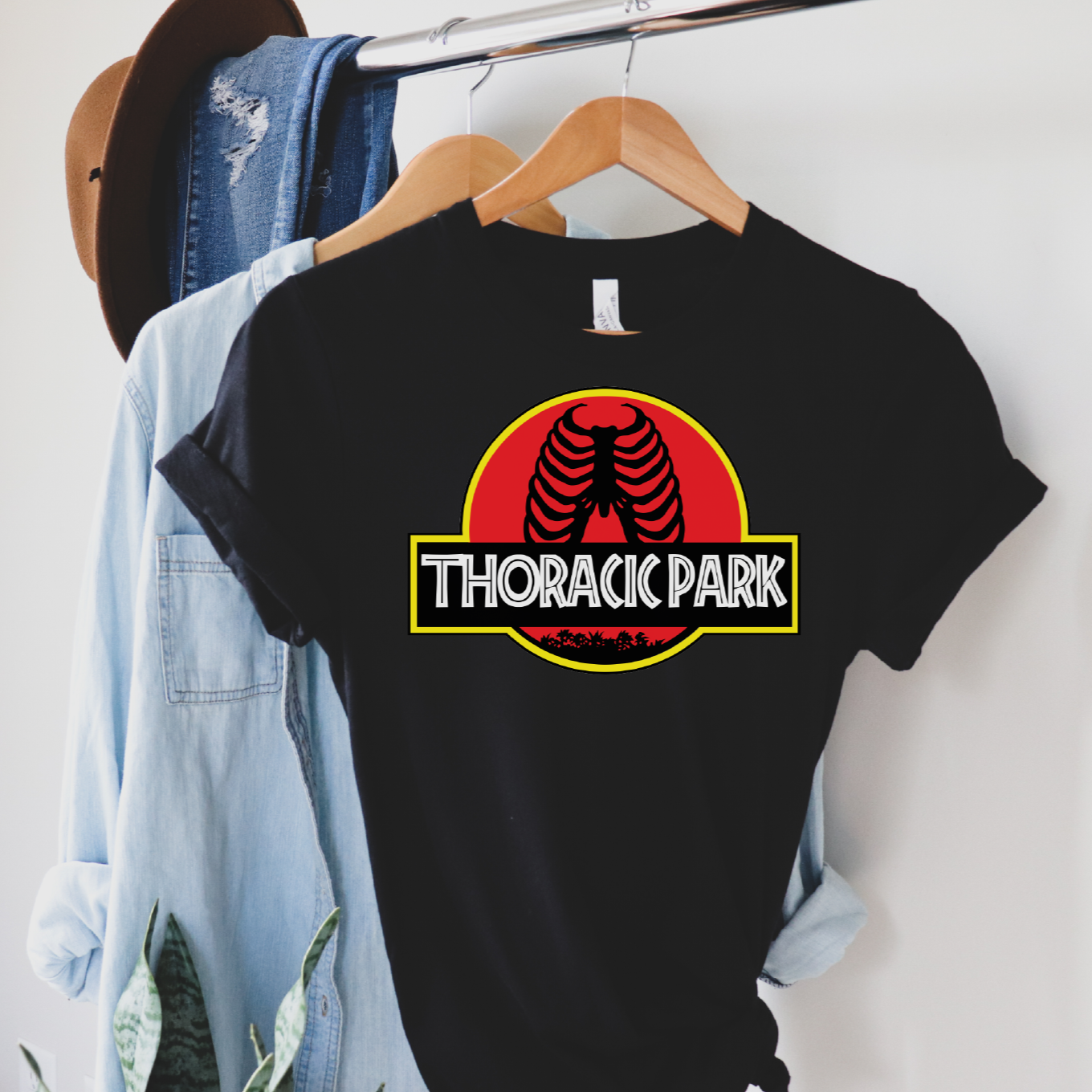 Thoracic Park Unisex T-Shirt | Chiropractic Apparel | Anatomy Tshirt