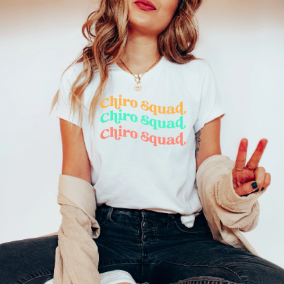 Chiro Squad Unisex t-shirt | Chiropractic Tshirt | Chiropractic Apparel